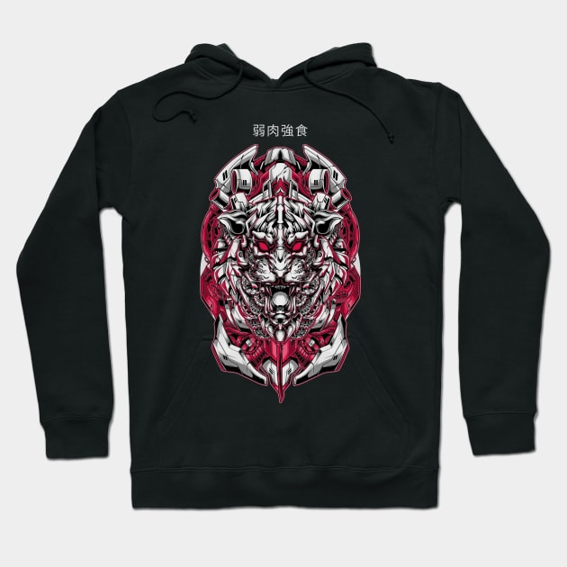 MAD TIGER Hoodie by WiredMind